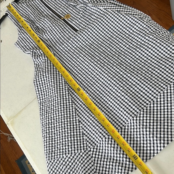 DKNY Black and White Sleeveless Sheath Midi Dress - Picture 9 of 12